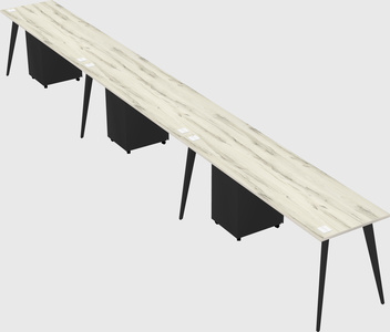 Modern rectangular office desk