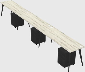 Modern rectangular office desk