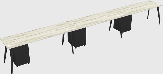 Modern rectangular office desk