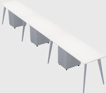 Modern rectangular office desk