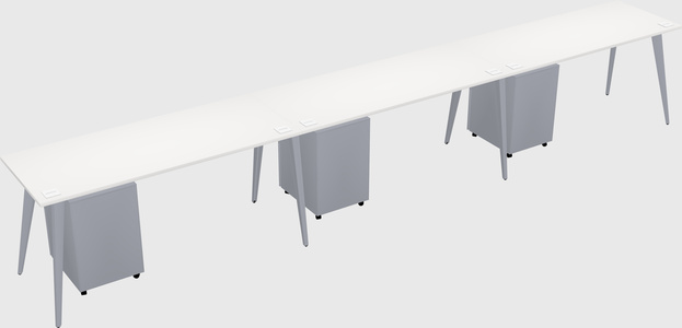 Modern rectangular office desk