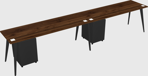 Modern rectangular office desk