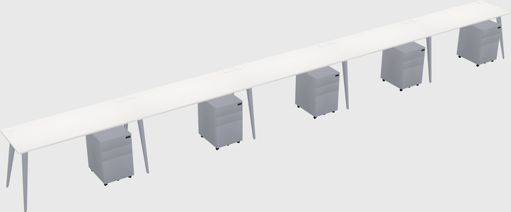 Modern Rectangular Office Desk