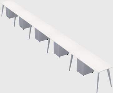 Modern rectangular office desk
