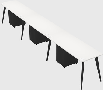 Modern rectangular office desk