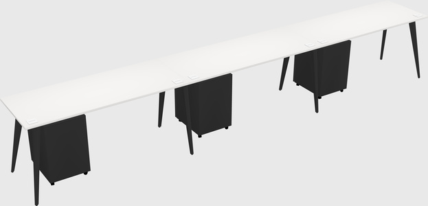 Modern rectangular office desk