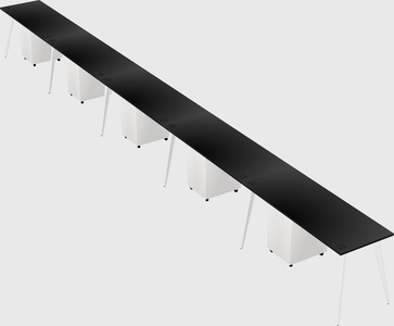 Modern rectangular office desk