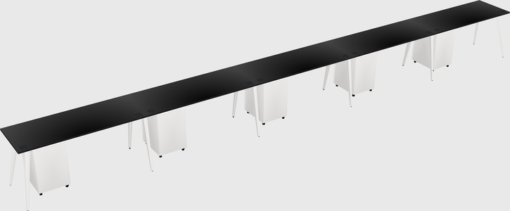 Modern rectangular office desk