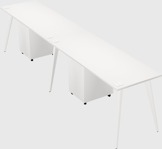 Modern rectangular office desk