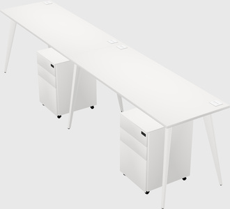 Modern rectangular office desk