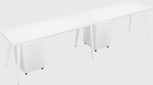 Modern rectangular office desk