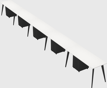 Modern rectangular office desk