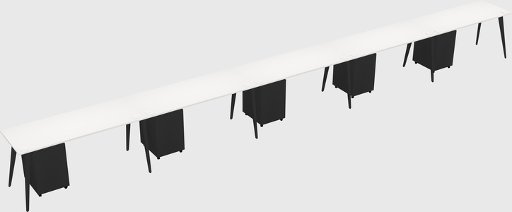 Modern rectangular office desk