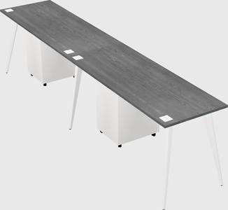 Modern rectangular office desk
