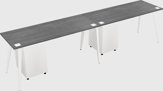 Modern rectangular office desk
