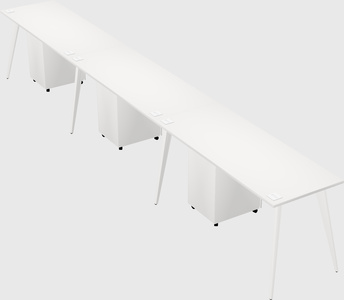 Modern rectangular office desk