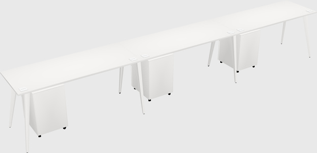 Modern rectangular office desk