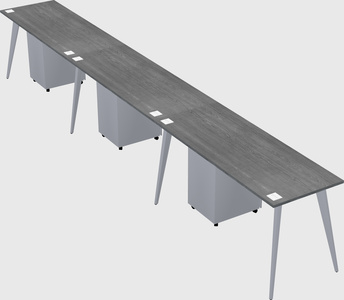 Modern rectangular office desk