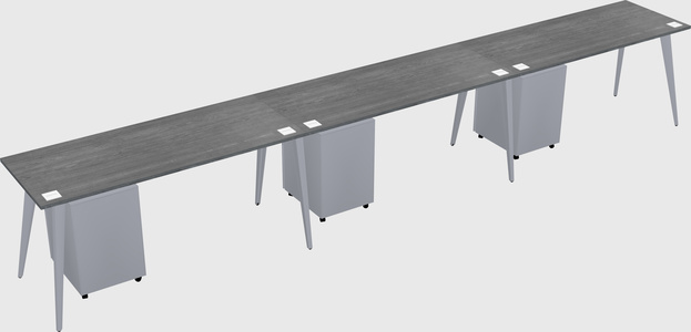 Modern rectangular office desk
