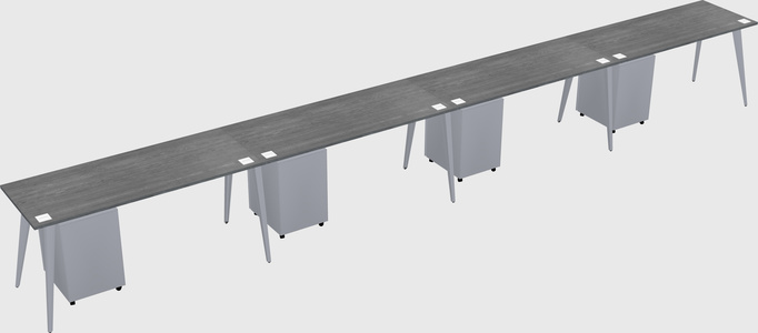 Modern rectangular office desk