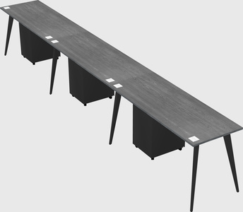 Modern rectangular office desk