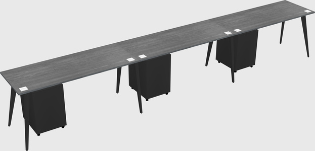 Modern rectangular office desk