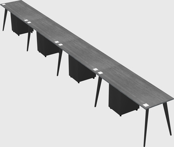 Modern rectangular office desk