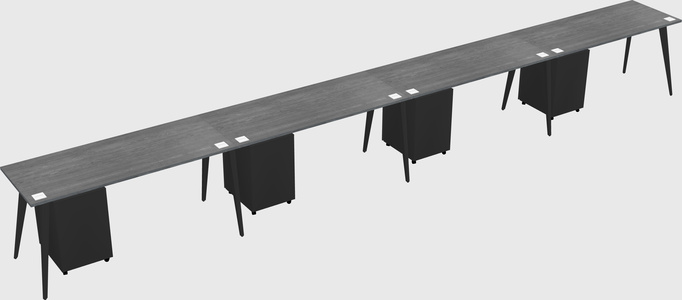 Modern rectangular office desk