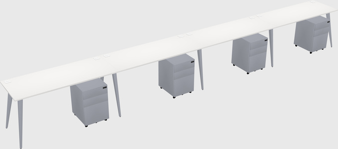 Modern Rectangular Office Desk