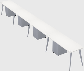 Modern rectangular office desk
