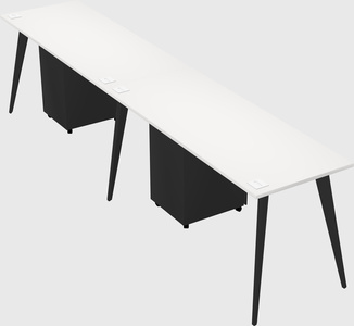 Modern rectangular office desk