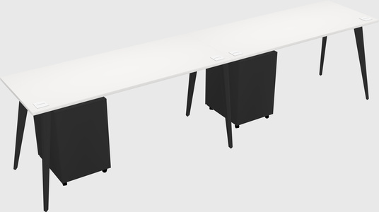 Modern rectangular office desk