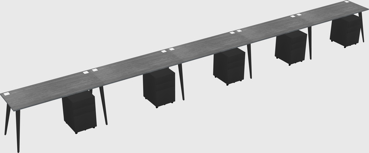 Modern Rectangular Office Desk