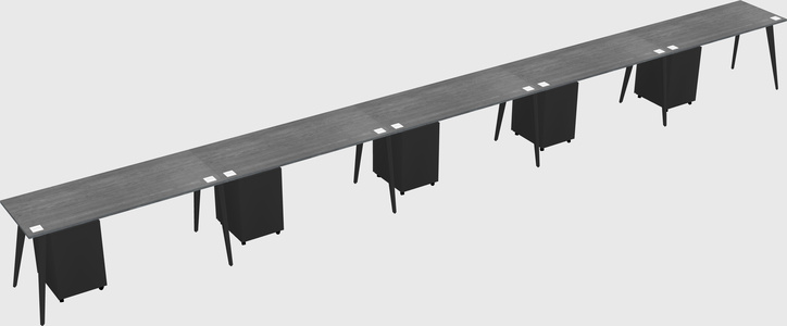 Modern rectangular office desk