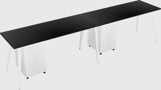 Modern rectangular office desk