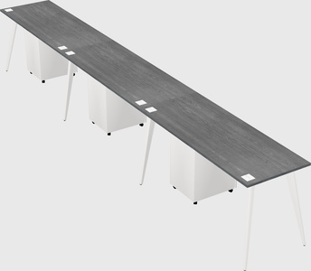 Modern rectangular office desk