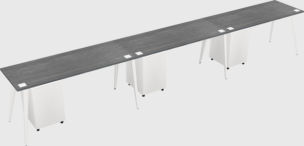 Modern rectangular office desk