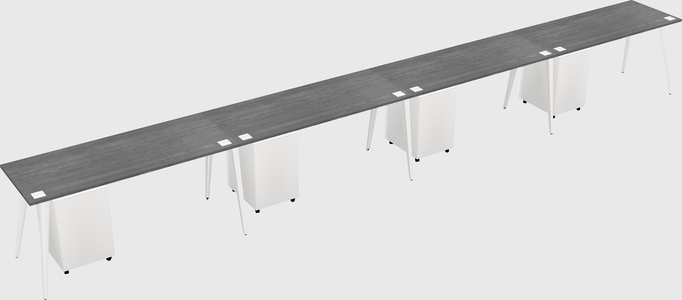 Modern rectangular office desk