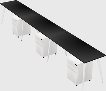 Modern rectangular office desk