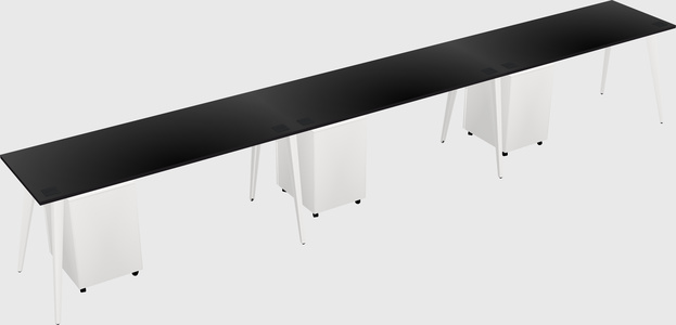 Modern rectangular office desk