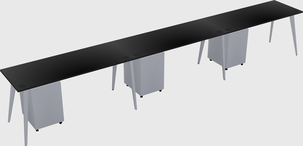 Modern rectangular office desk