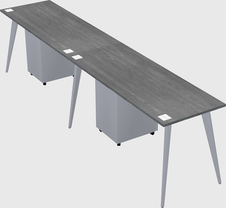 Modern rectangular office desk