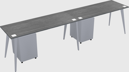 Modern rectangular office desk