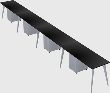 Modern rectangular office desk