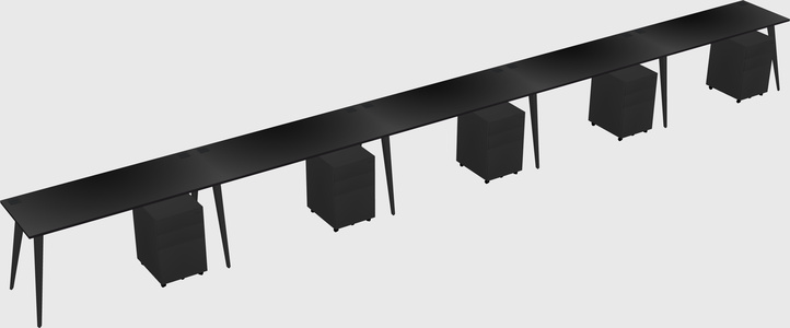 Modern Rectangular Office Desk