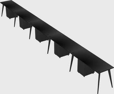Modern rectangular office desk