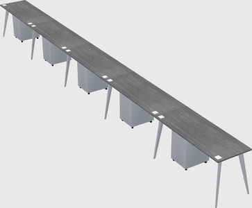 Modern rectangular office desk