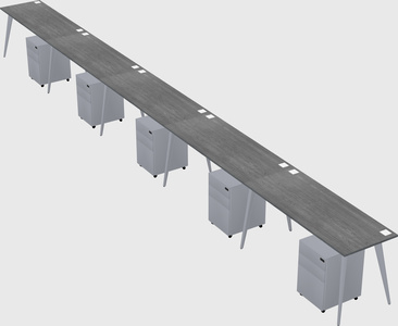 Modern rectangular office desk
