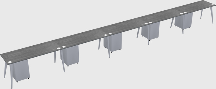 Modern rectangular office desk