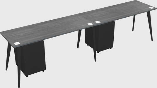 Modern rectangular office desk